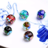 5pcslot mixed european round lampwork bead murano glass beads charms fit diy women bracelets jewelry making