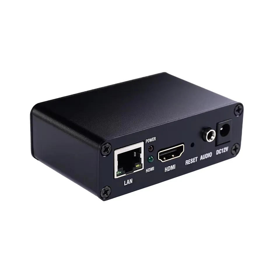 Фото ONVIF Мини-кодер для потоковой передачи видео IPTV HD, совместимый с HDMI, H265, H264, Wowza, Facebook, Youtube, SRT, HLS, RTSP, UDP, RTMP, HTTP, OBS, VMIX №5