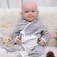 48cm simulation reborn doll cute boy baby girl baby all silicone baby toy doll can take a bath without hair transplant