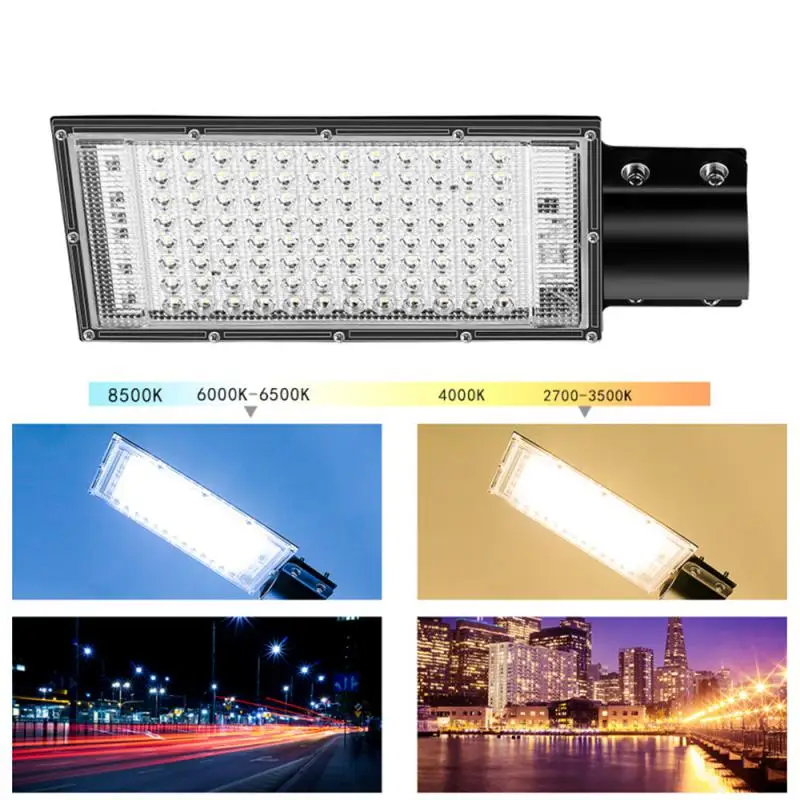 

50W/100W LED Street Light AC 220V-240V Outdoor Floodlight Spotlight Waterproof Wall Light Garden Road Street Pathway Spot Light