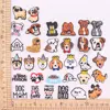 Hot Sales 1Pcs PVC Clever Dogs Lovely Animals DIY Kids Croc Jibz Button Charms Adult Dog Mom Shoe Designer Accessories 5