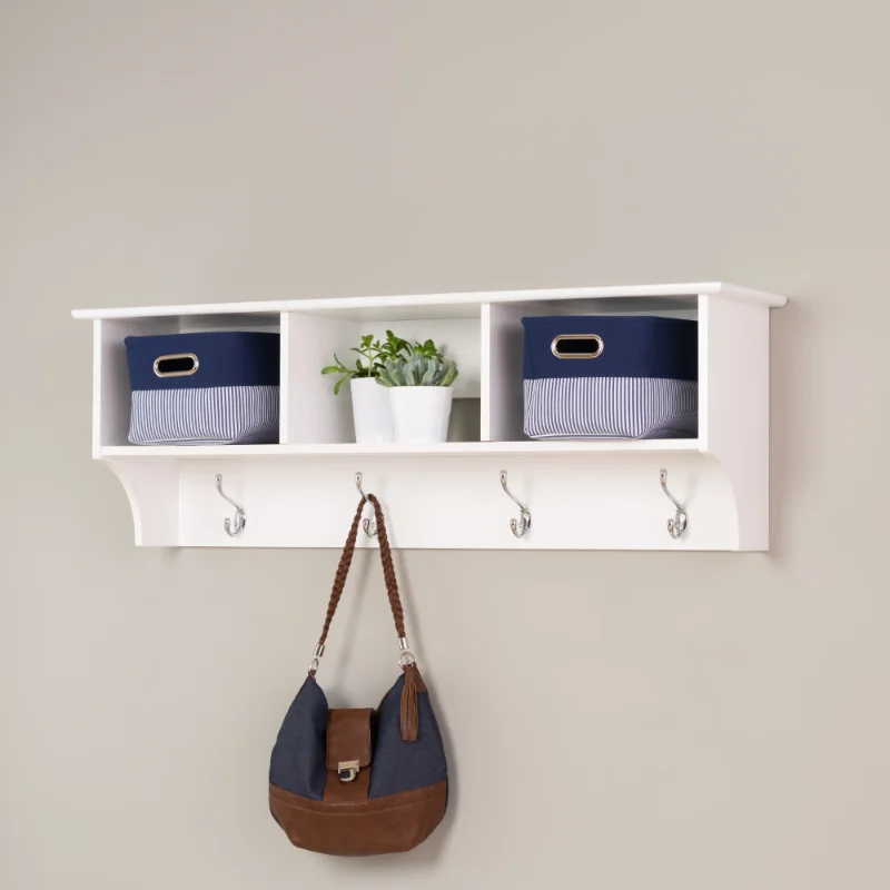 

Prepac Wood Floating Shelf, White,Decorative Shelves,Display Stands,11.50 x 48.00 x 16.50 Inches