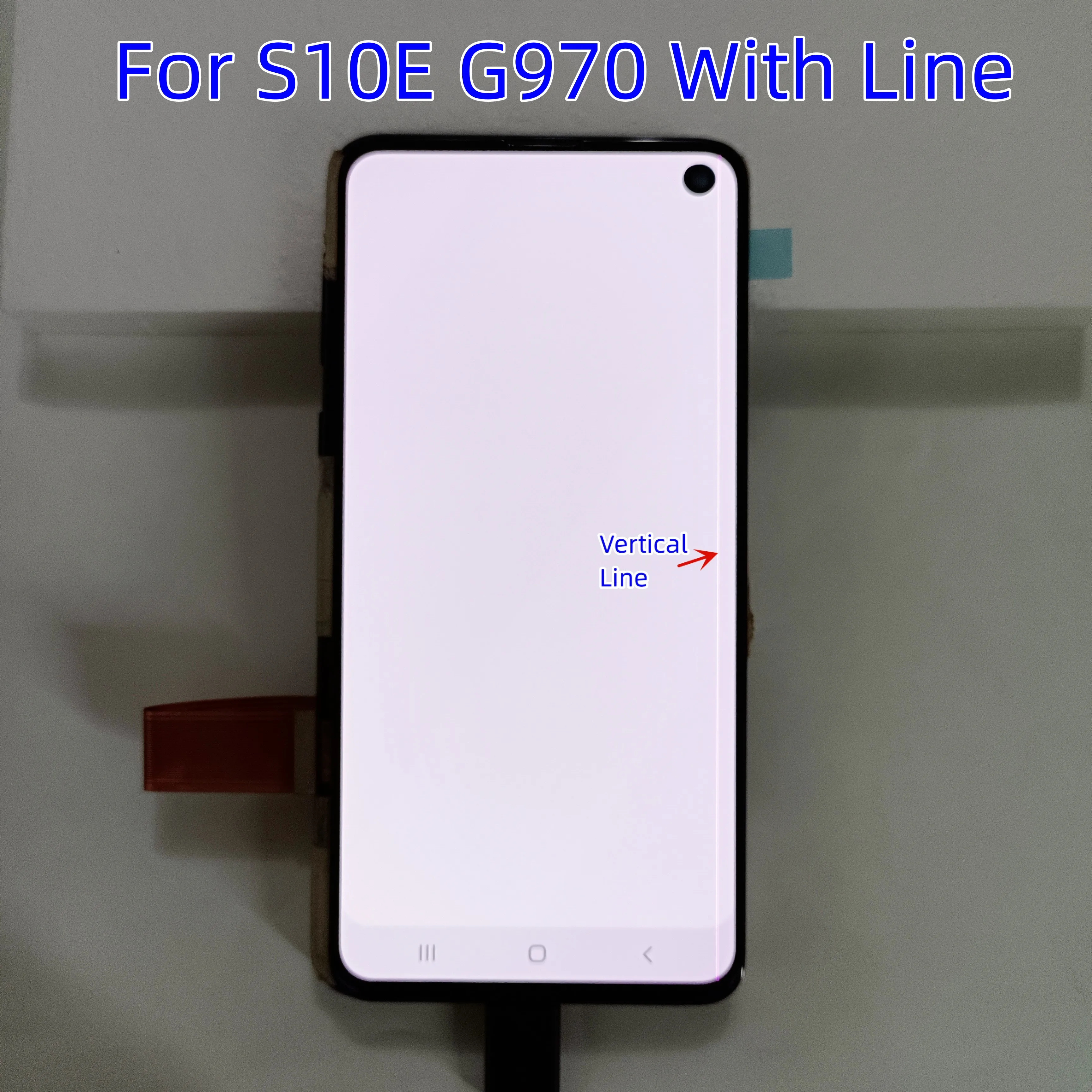 

ЖК-дисплей 5,8 AMOLED для Samsung Galaxy S10E G970, сенсорный экран с дигитайзером в сборе, S10e, G970F, G970U, G970W, с линией, оригинал