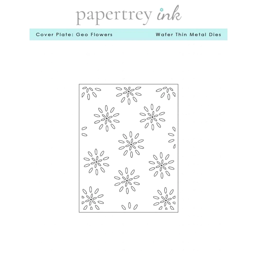 Пресс-формы для скрапбукинга геометрические цветы