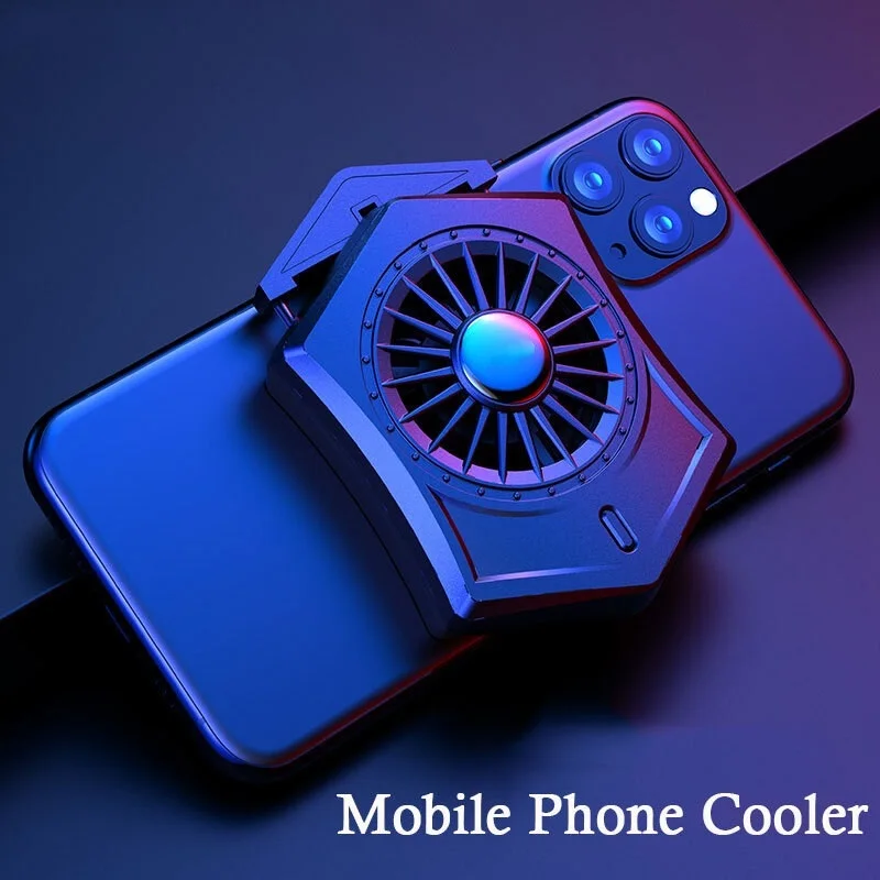 

Portable Phone Cooler Phone Cooling Fan For Phone Samsung Xiaomi Support PUBG Smartphone Cooling Pad Gaming Game For IPhone