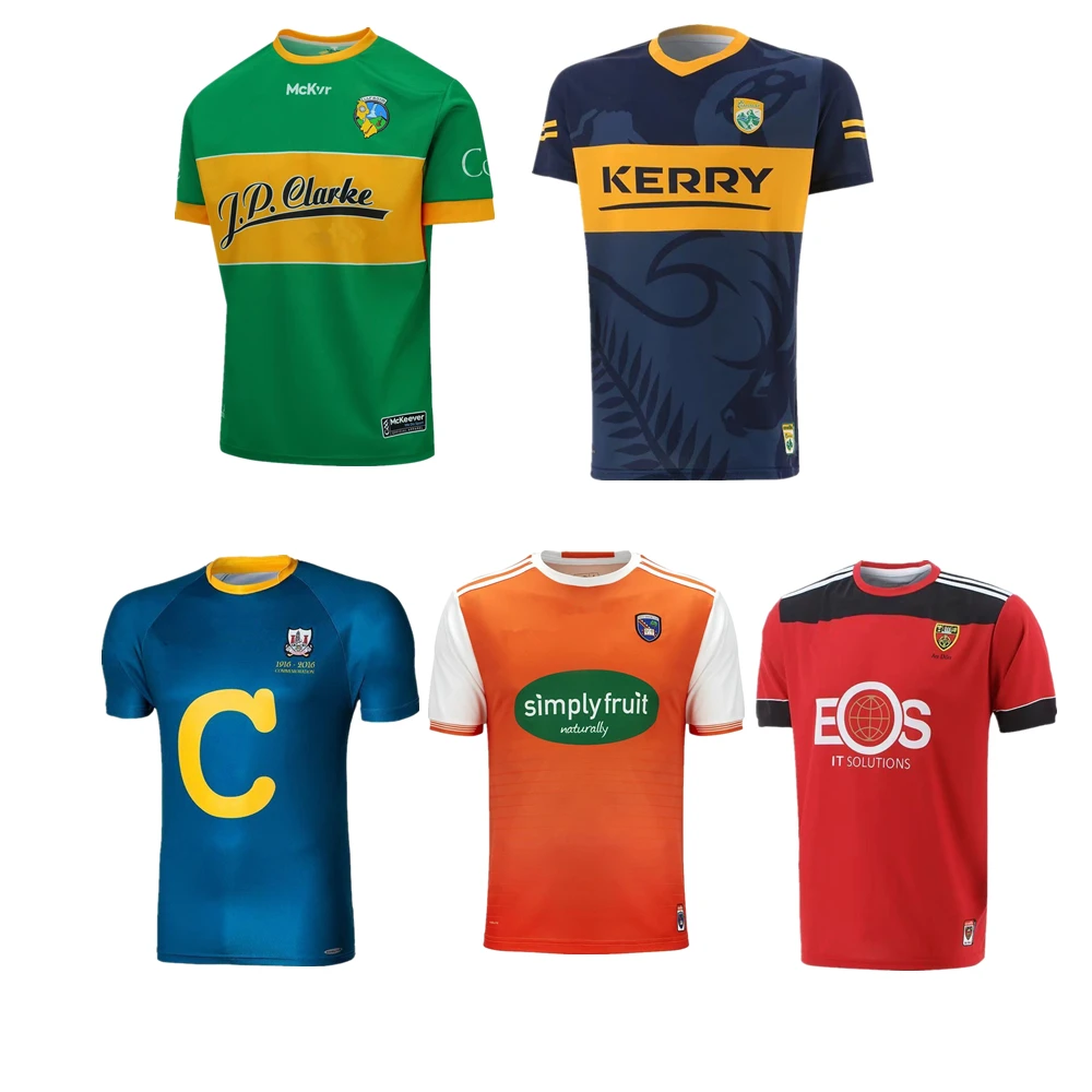 

GAA Jersey 2023 DUBLIN WEXFORD TIPPERARY TYRONE LIMERICK MAYO GALWAY DERRY KERRY Ireland All teams t-shirt