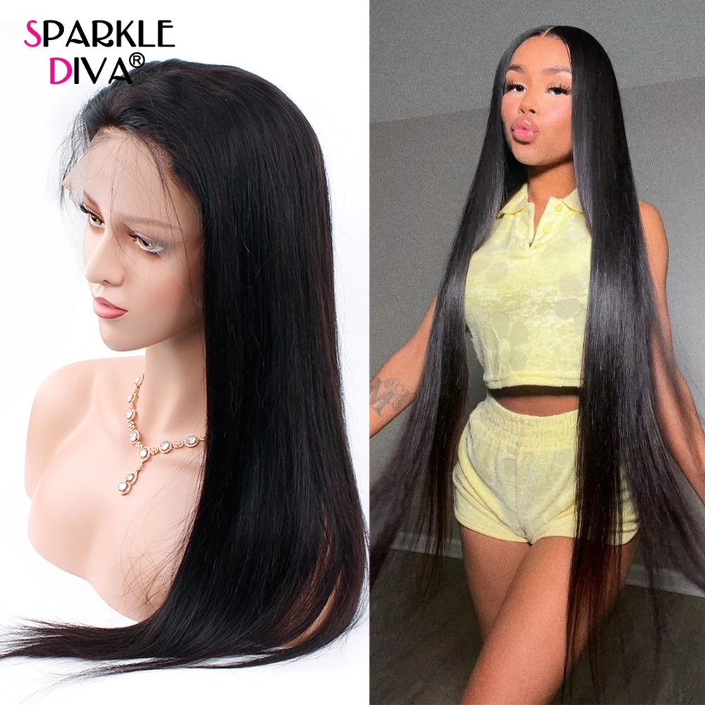 13x4 Bone Straight Lace Front Wig For Women 13x6 Brazilian Hair Human Hair Wigs On Sale Clearance 30 34 Inch Glueless Preplucked
