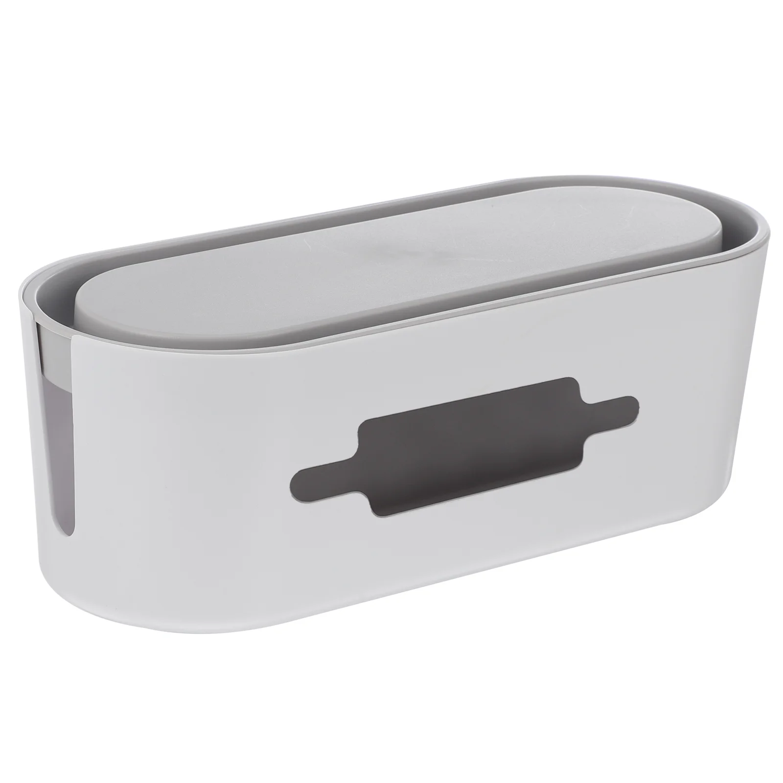 

1pc Practical Simple Plastic Multipurpose Wire Organizer Storage Holder Storage Box for Home Office