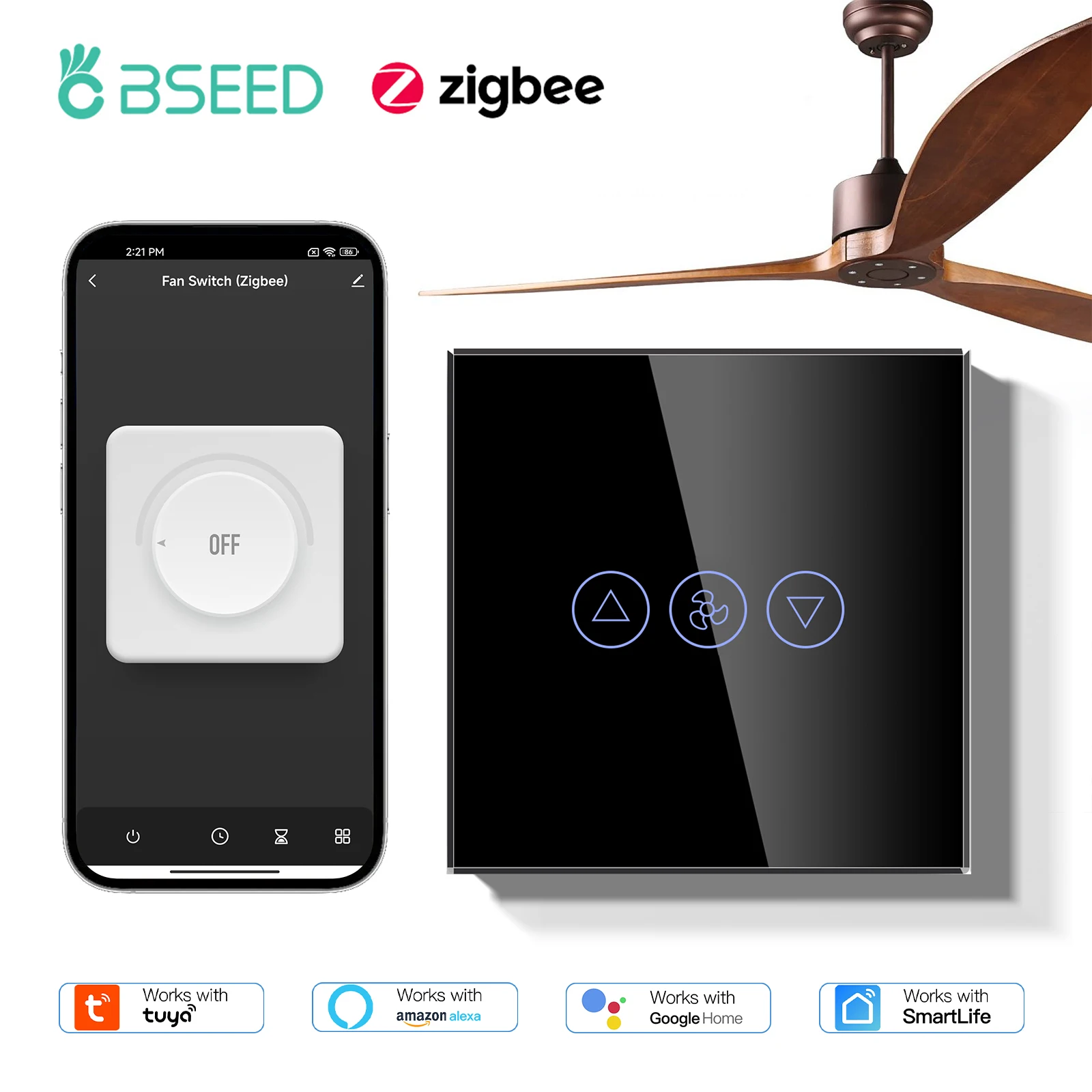 

Умный сенсорный переключатель для вентиляторов BSEED