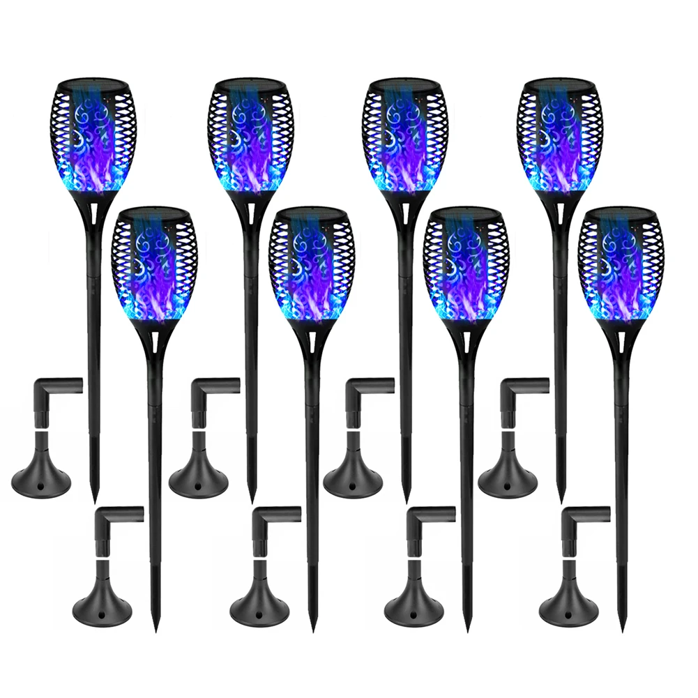 

Outdoor Lighting LED Ground Garden Decorative Small Tube LED Flashing Purple Light Waterproof Outdoor Decor Lamp