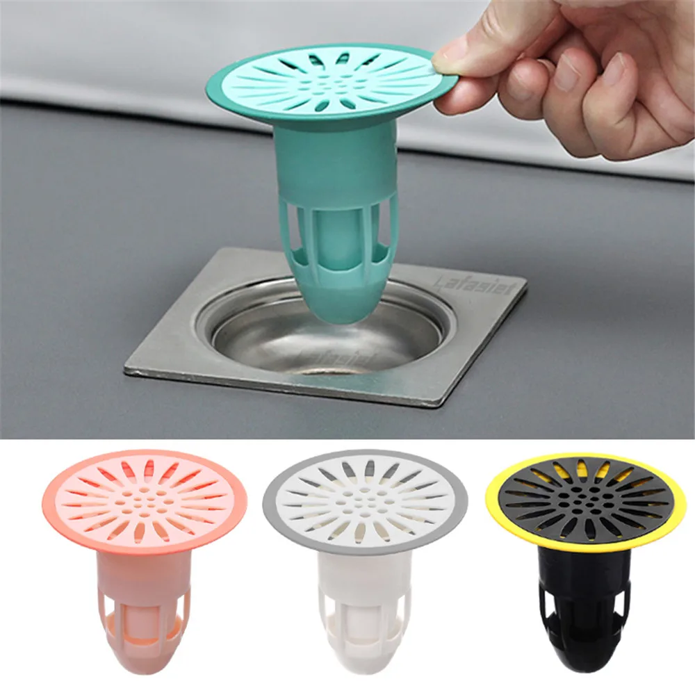 

Universal Deodorant Floor Drain Core Silicone Shower Trap Stopper Drain Hair Catcher Sewer Sink Strainer Bath Plug Bathroom Tool
