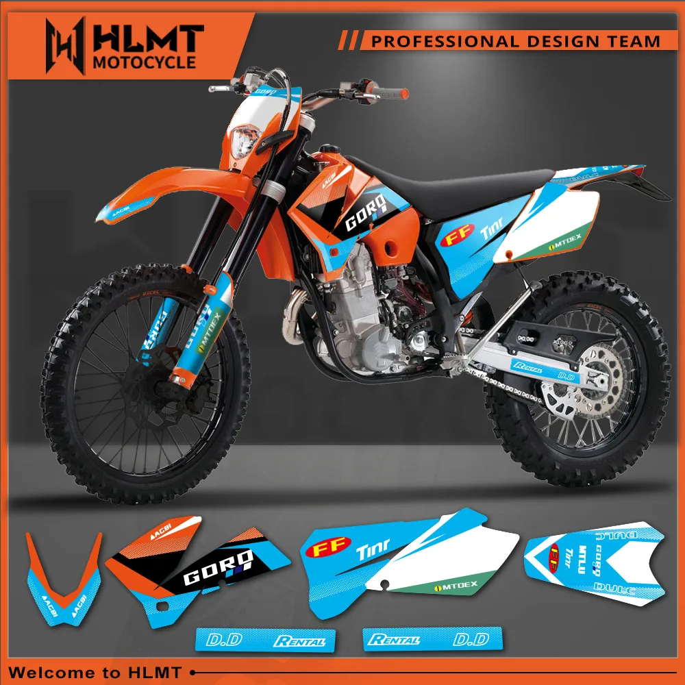 HLMT новая графическая наклейка для KTM 525 450 400 300 250 200 125 sx sxf mxc xc xcf xcw exc excr 2005 2006 2007