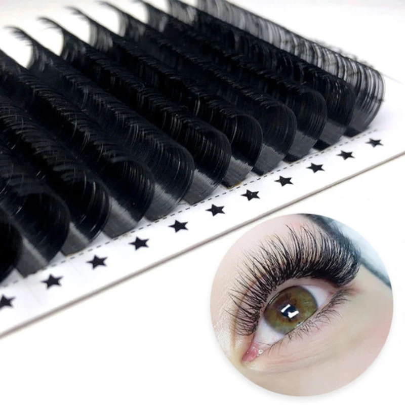 

Eyelashes Makeup Eyelash Extension Bloom Auto Fans Eyelash Easy Fanning Lashes Auto Fan Magnetic Camellia Beauty
