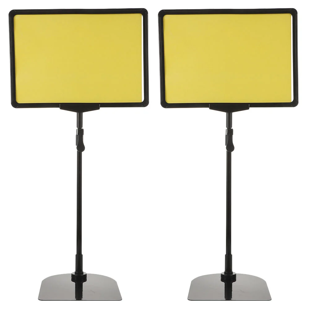 

Promotional Price Tag Advertising Sign Wear-resistant Holder Display Stand Food Fruit Mall Convenient Poster Standing Easels