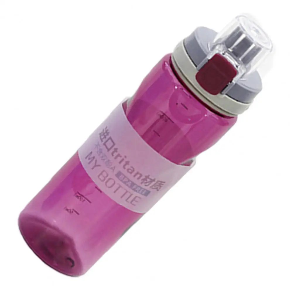 

550ml Water Cup Clear Scale Rotary Switch PC Sport Portable Water Bottle for Travel Water Bottles Drinkware Kitchen Tools