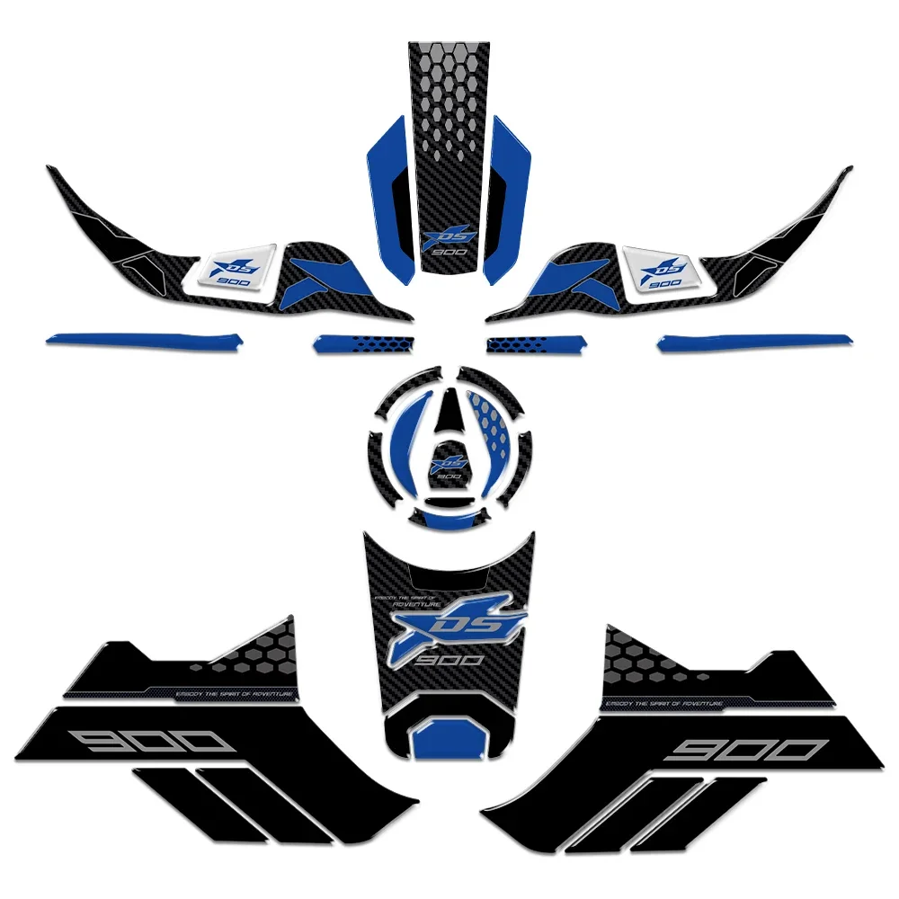 

Для Voge Valico 900DSX DS900X DSX900 2024, наклейки на топливный бак мотоцикла, комплект 3D защитных наклеек из смолы