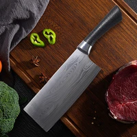japanese kitchen knife stainless steel knife cleaver knife chef slicing cooking knives laser damascus knife comfortable handle