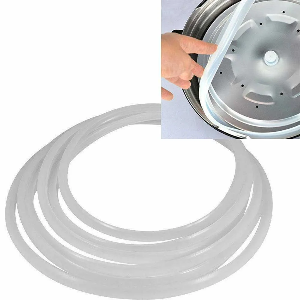 

18-32cm Pressure Cooker Sealing Ring Replacement Clear Silicone Rubber Gasket For Pressure Cooker Electric Pressure Cooker Parts