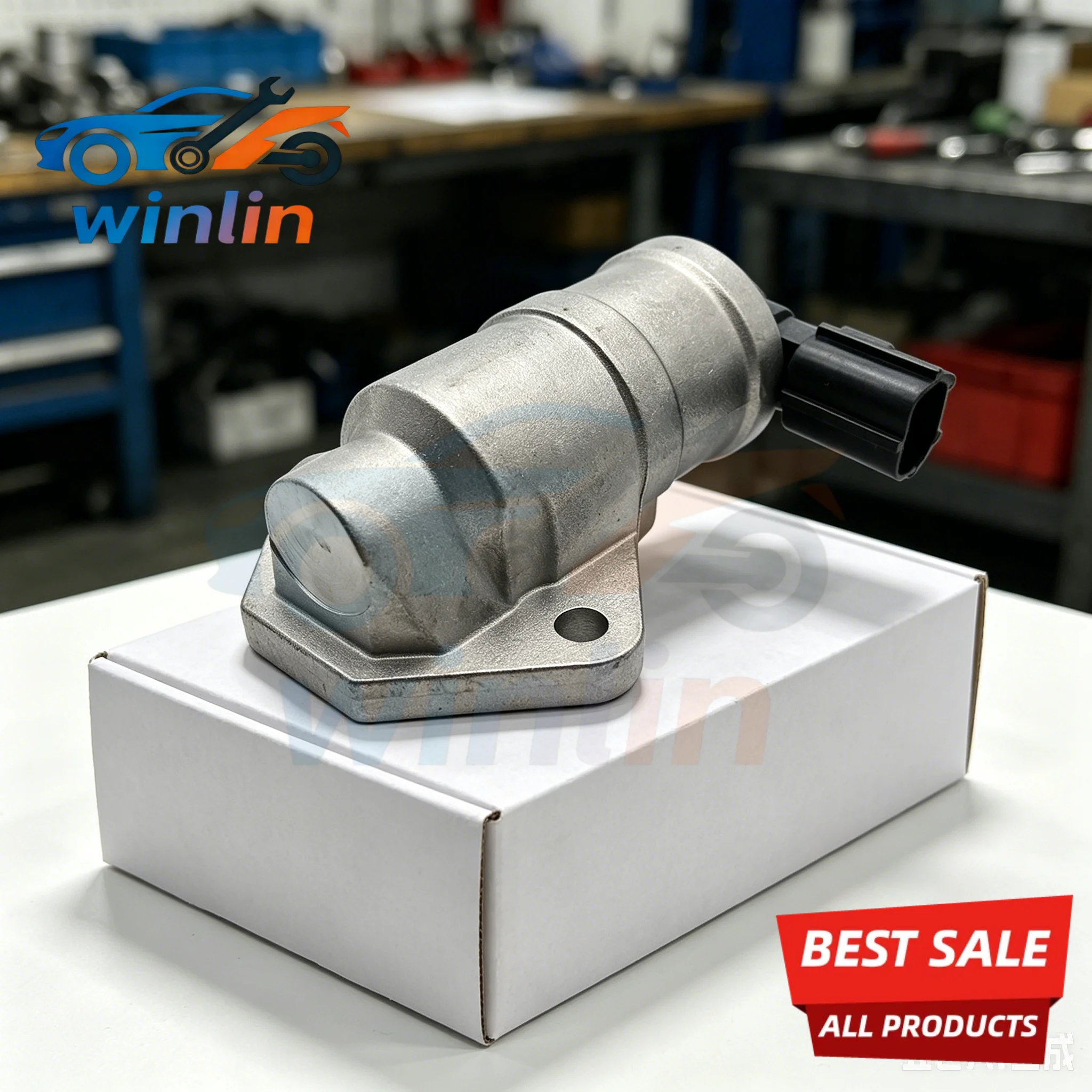 Фото Клапан регулировки холостого хода OEM 2L5E-9F715-BA IAC IACV для Mazda B4000, Ford Ranger, Explorer Sport, высокое качество №2