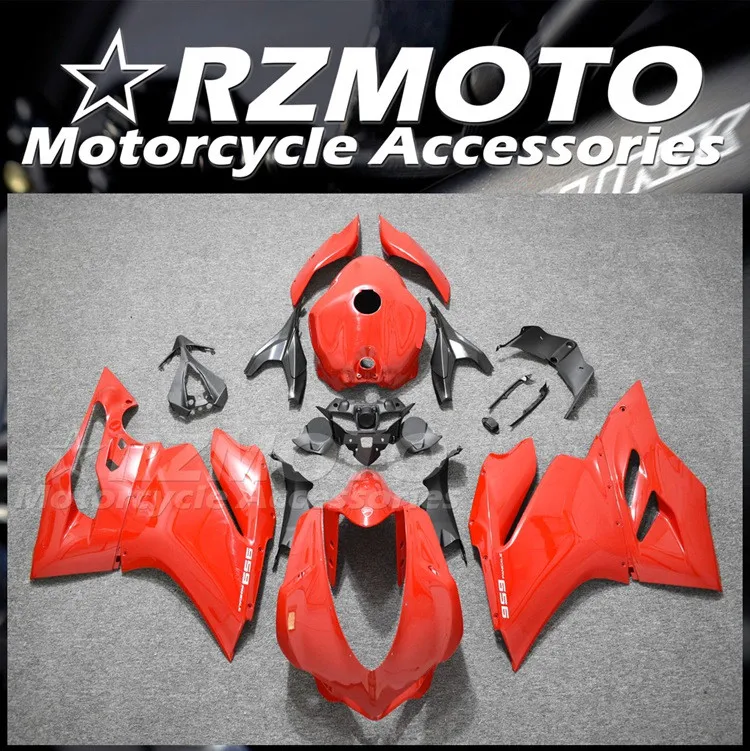 

Новый комплект обтекателей из АБС-пластика подходит для Ducati 959 1299 Panigale s 2015 2016 2017 2018 Комплект кузова 15 16 17 18 красный + крышка бака