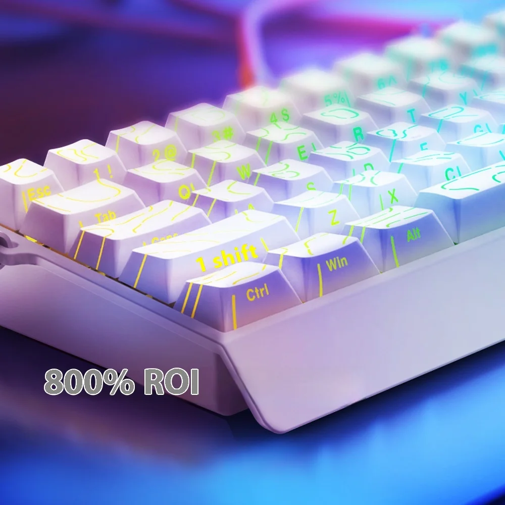 Механическая игровая клавиатура Irok Mercury68 с магнитными переключателями Carotmas, проводная, 256k, 8000 Гц, 0.004 мм, 65%, RGB, с низкой задержкой (art.: 3920da5ff881e) - 3920da5ff881e