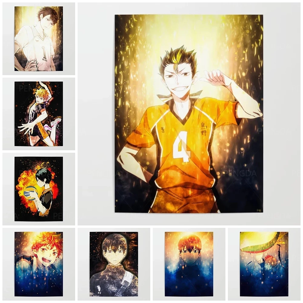 

Home Decoration Hd Prints Haikyuu Hinatas Shouyou Poster Pictures Wall Artwork Modular Canvas Painting For Living Room No Framed