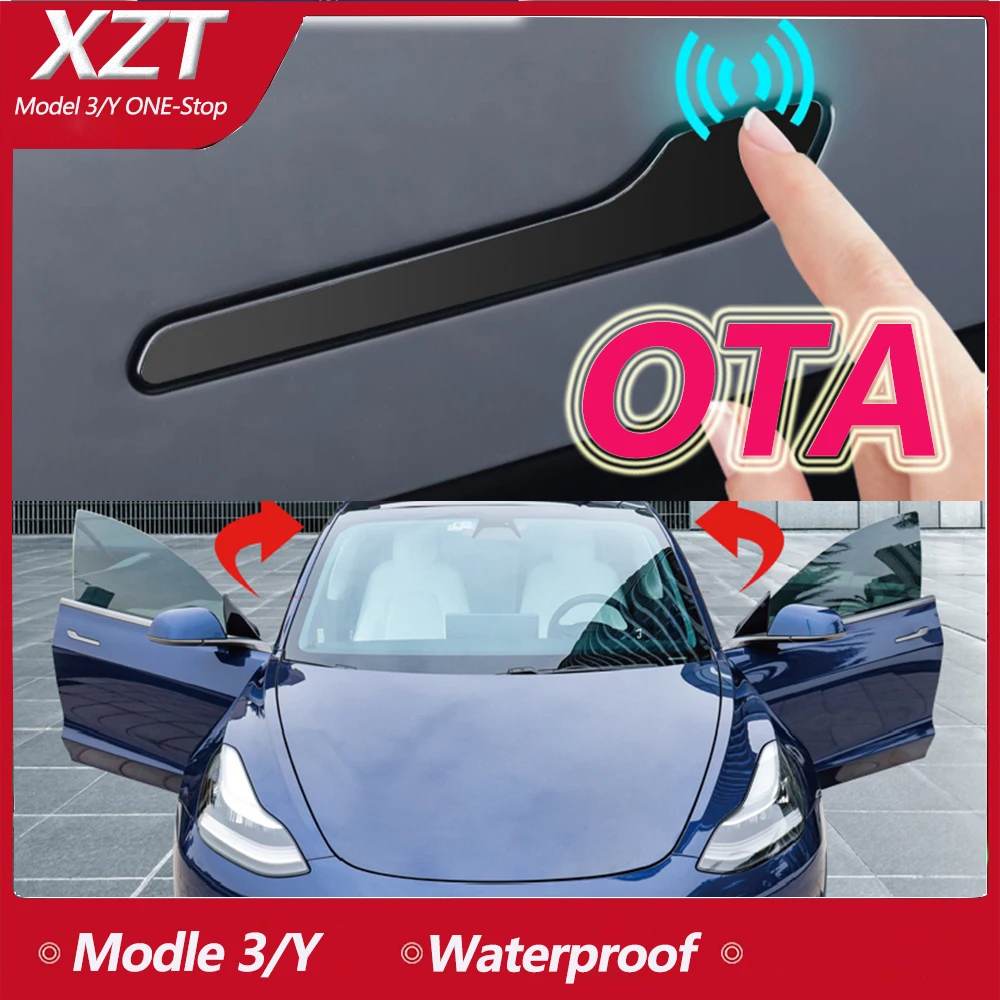 

Smart Electric Suction Door Lock For Tesla Model 3 Y Silence Anti Pinch Automatic Soft Close Electric Door Handles Modle 3 Y