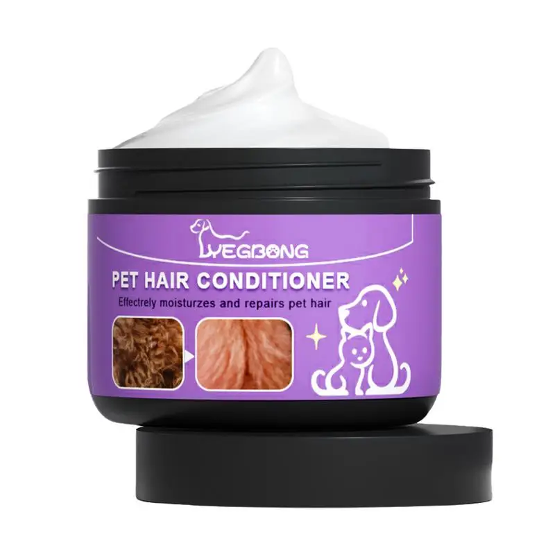 

50ml Pet Hair Conditioner Pet Hair Cleaning Care Pet Non-knotted Pet Hair Care Cream Cat Dog Soft Hair Conditioning Oil Cream