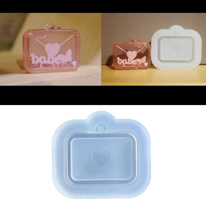 

Прозрачные силиконовые формы с зыбучим песком, форма для литья из смолы, форма для эпоксидной смолы для поделок «сделай сам», подвеска, брелок, изготовление ювелирных изделий