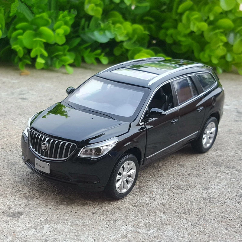 

1:32 Buick Enclave SUV Alloy Car Model Diecast Metal Toy Vehicles Car Model High Simulation Collection Sound and Light Kids Gift