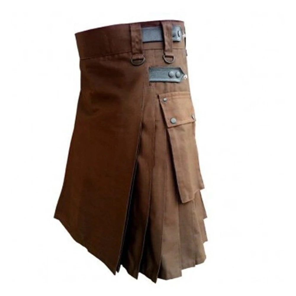 Модный шотландский традиционный костюм Kilt для мужчин средневековый женский Rave