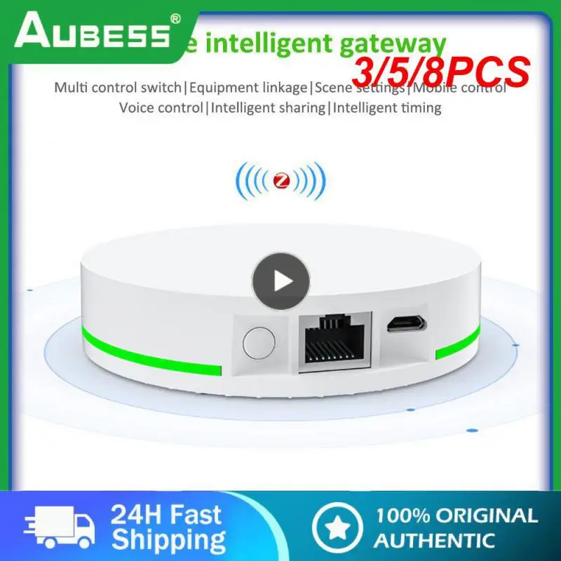 

3/5/8PCS Diy Tuya Wireless Control Host Devic Remote Control 265m Central Control Gateway Timer Voice Smart Home New