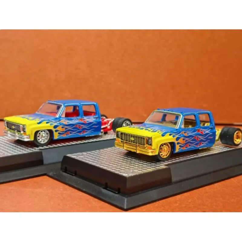 HYINUO металлическая модель пикапа 1/64 1973 Cheyenne Super 30