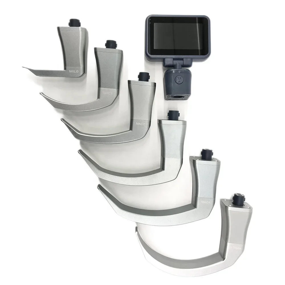 LTEV16 Дешевый перезаряжаемый USB-ларингоскоп с шестью лопастями многоразового