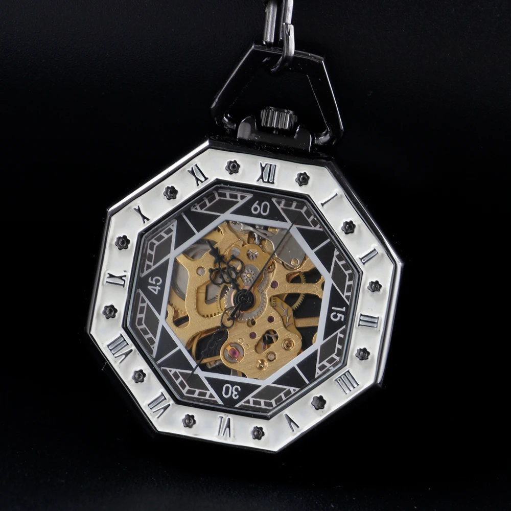 High Quality Mechanical Pocket Watch, Irregular Hollow Design, Unisex Necklace, Timing Pendant, Men's and Women's Pocket Watches