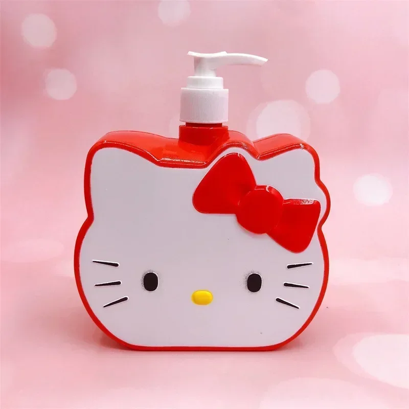 Новый мультфильм Hello Kitty милый 750 мл пресс-бутылка для ванны шампунь