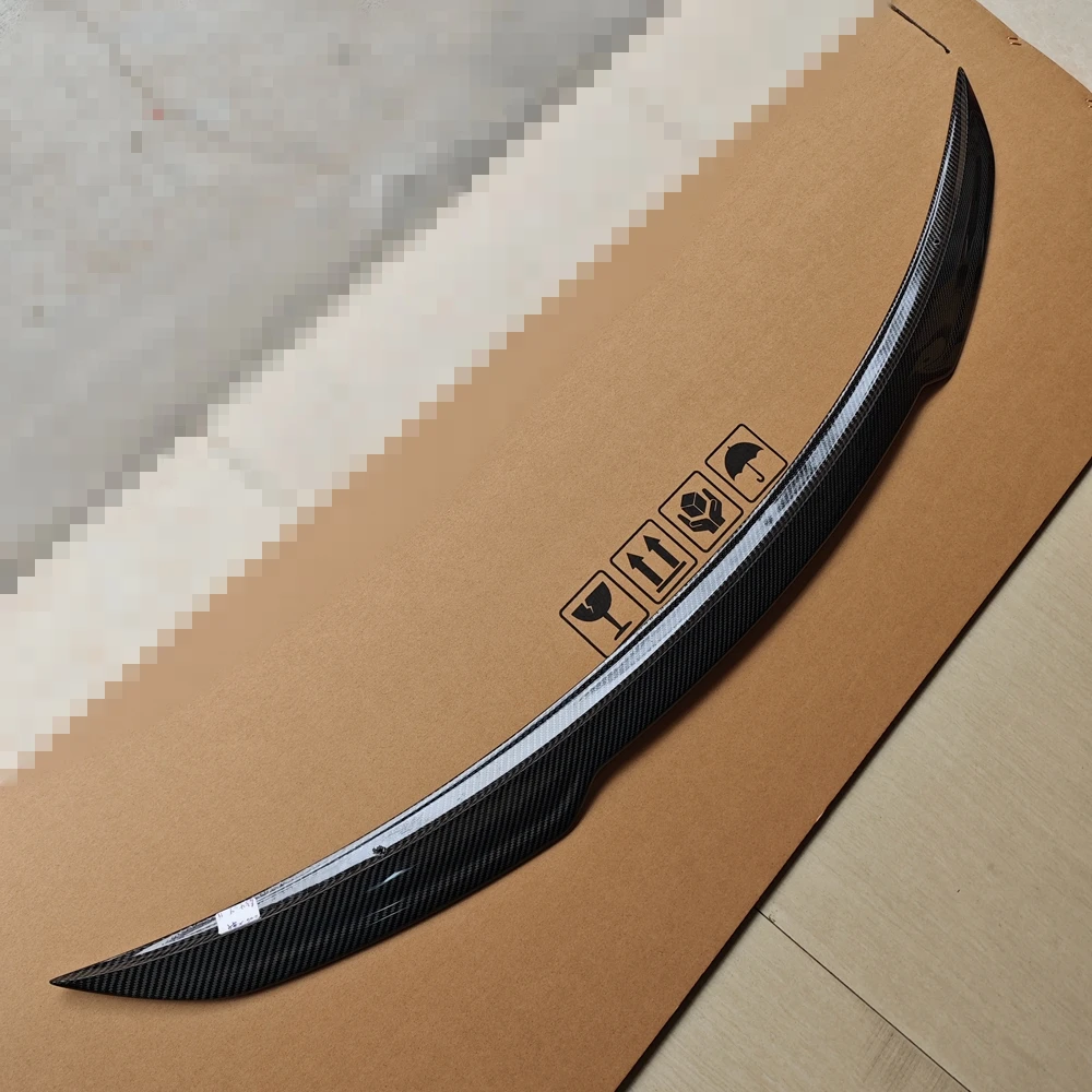 ДЛЯ Mercedes Benz S Class W223 S450 S480 S500 S580 S680 X Style настоящий спойлер багажника из углеродного