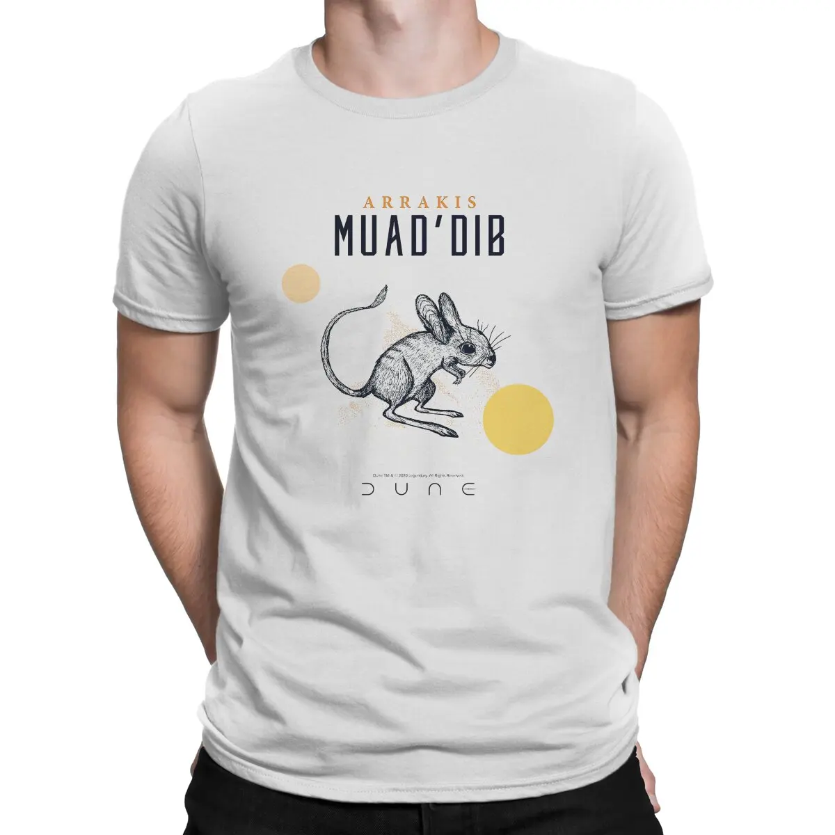 

Men Dune 2020 Muad T Shirts Animal Pure Cotton Clothes Casual Short Sleeve Crew Neck Tees Party T-Shirt