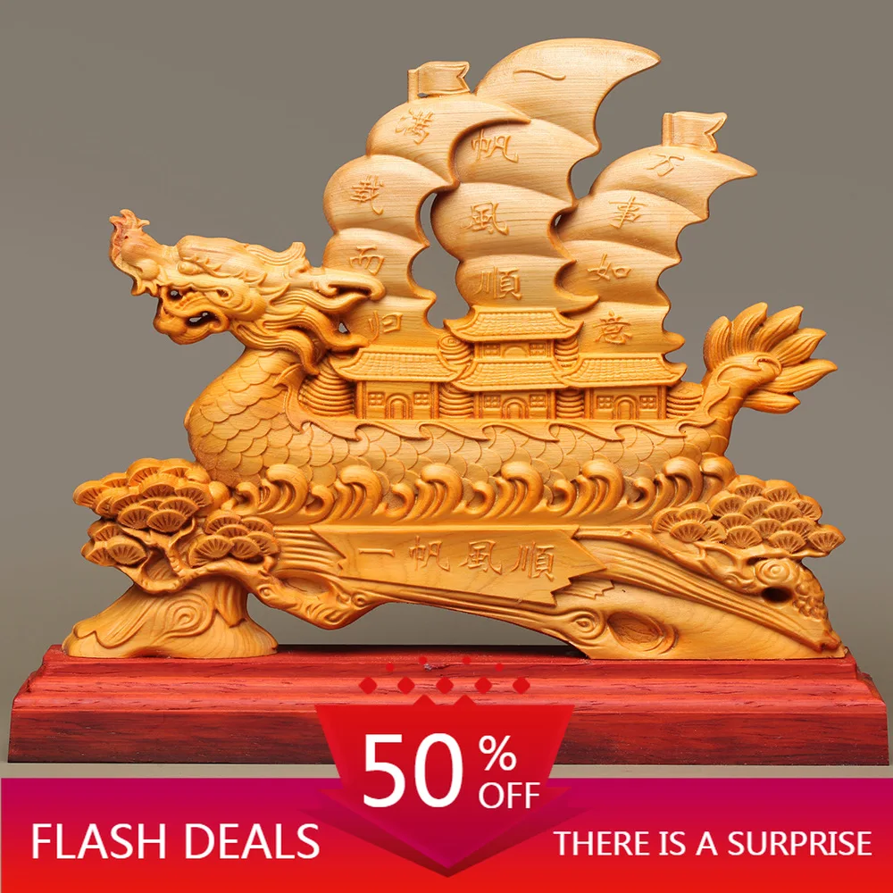 

Boxwood Wood Carvings Faucet Smooth Sailing Office Living Room Products Mean Everything Goes Well