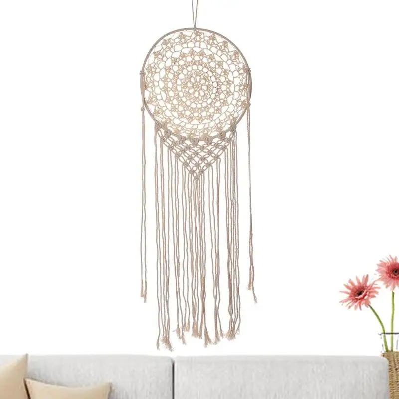 

Woven Macrame Tapestry Handmade Woven Boho Tapestry Beautiful Nursery Bedroom Apartment Dorm Room Decoration Gift For Christmas