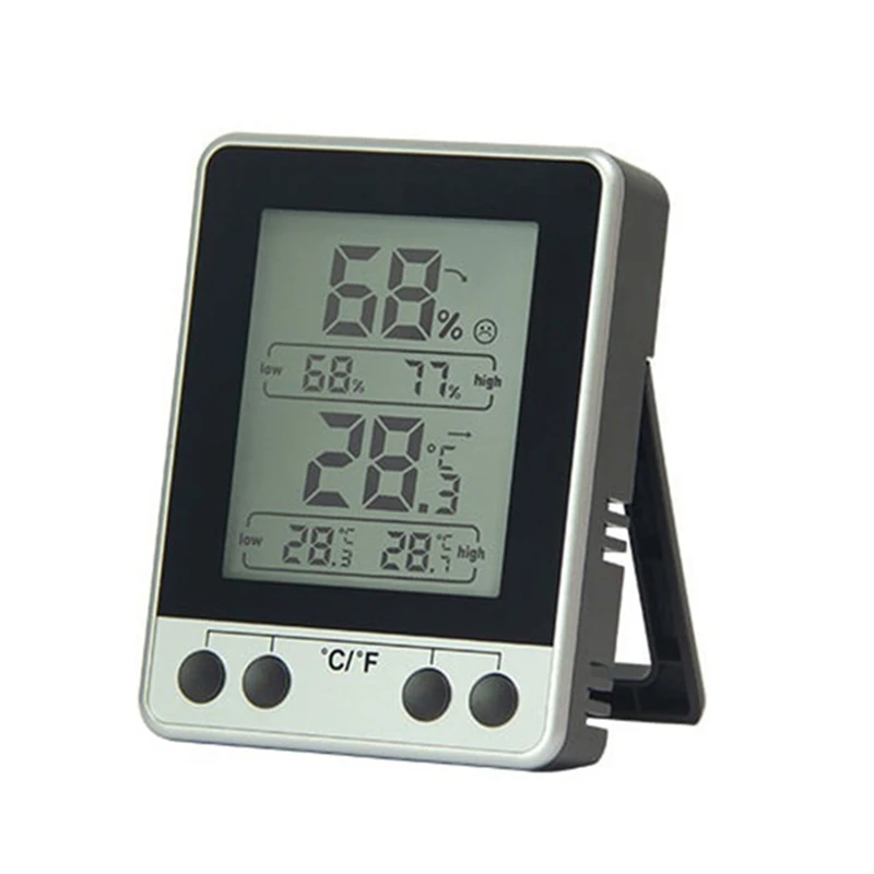 

Цифровой мини-термометр-гигрометр, комнатный удобный датчик температуры и влажности, измерительные приборы