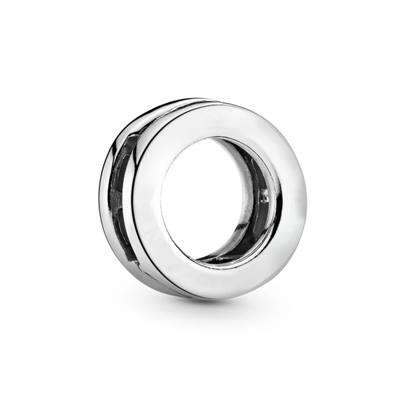 

Mybeboa 925 Твердые серебряные бусины серебряные круглые зажимы стандартные оригинальные рефлексивные браслеты Pandora женские ювелирные изделия ...