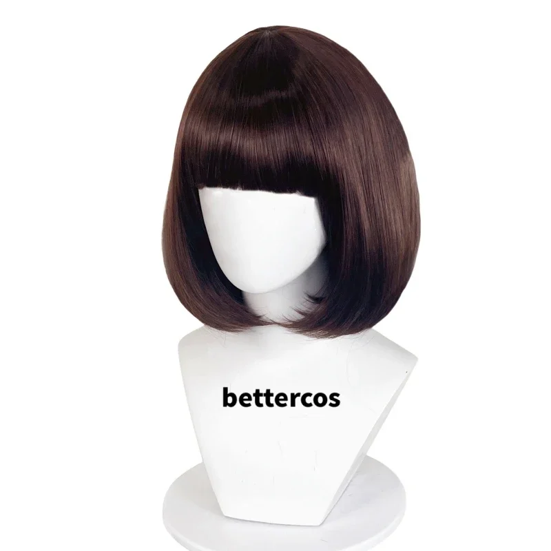 Парик для косплея из аниме Акико йосано термостойкий короткая заколка-бабочка