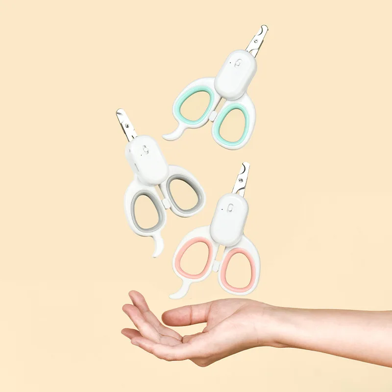 

New Pet Dog Cat Professional LED Lights Nail Clipper Cutter Stainless Steel Grooming Animal Nail Scissor Clippers Nail Cutter