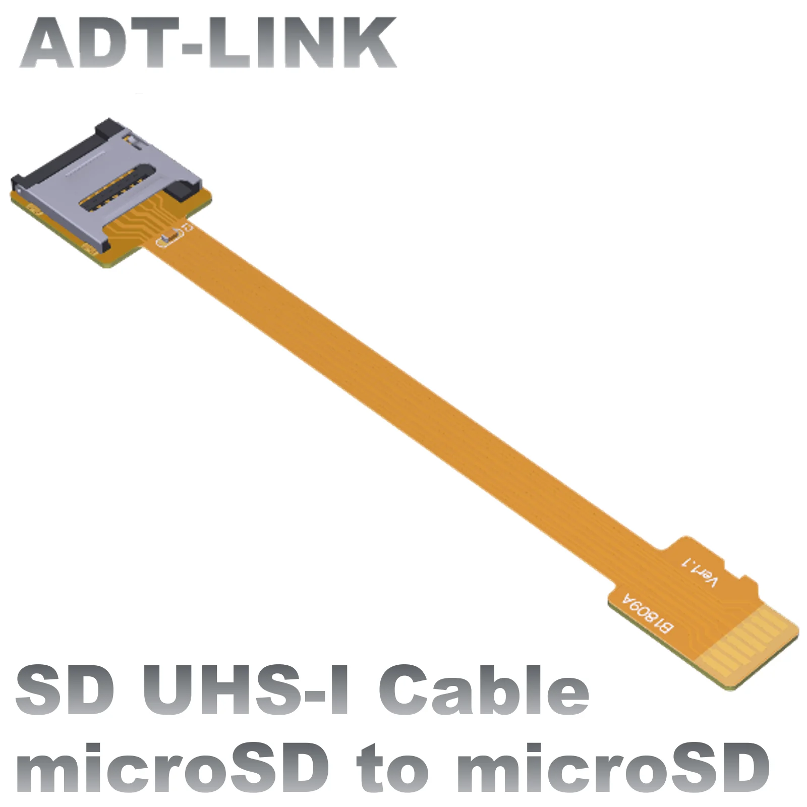

Micro SD TF Memory Cards Male to Female Micro-SD Extension Cable Soft Flat FPC Cable SD UHS-I Extender SDHC SDXC FPC Card Reader