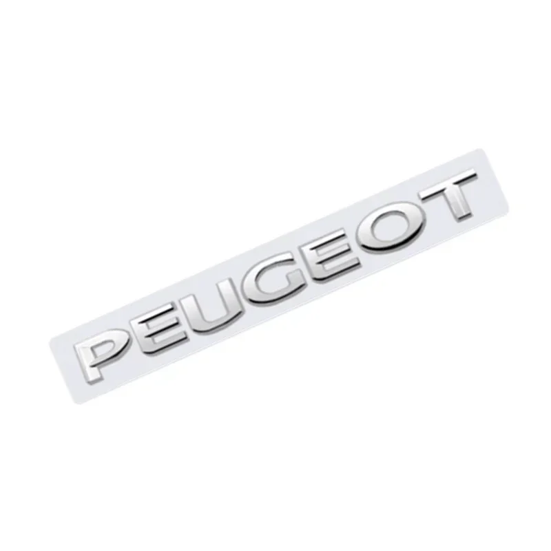 

ABS 3D автомобильный задний багажник с надписью, боковой значок для Peugeot 308 307 207 206 3008 208 407 2008 508 301 107 307 406 4008 наклейки