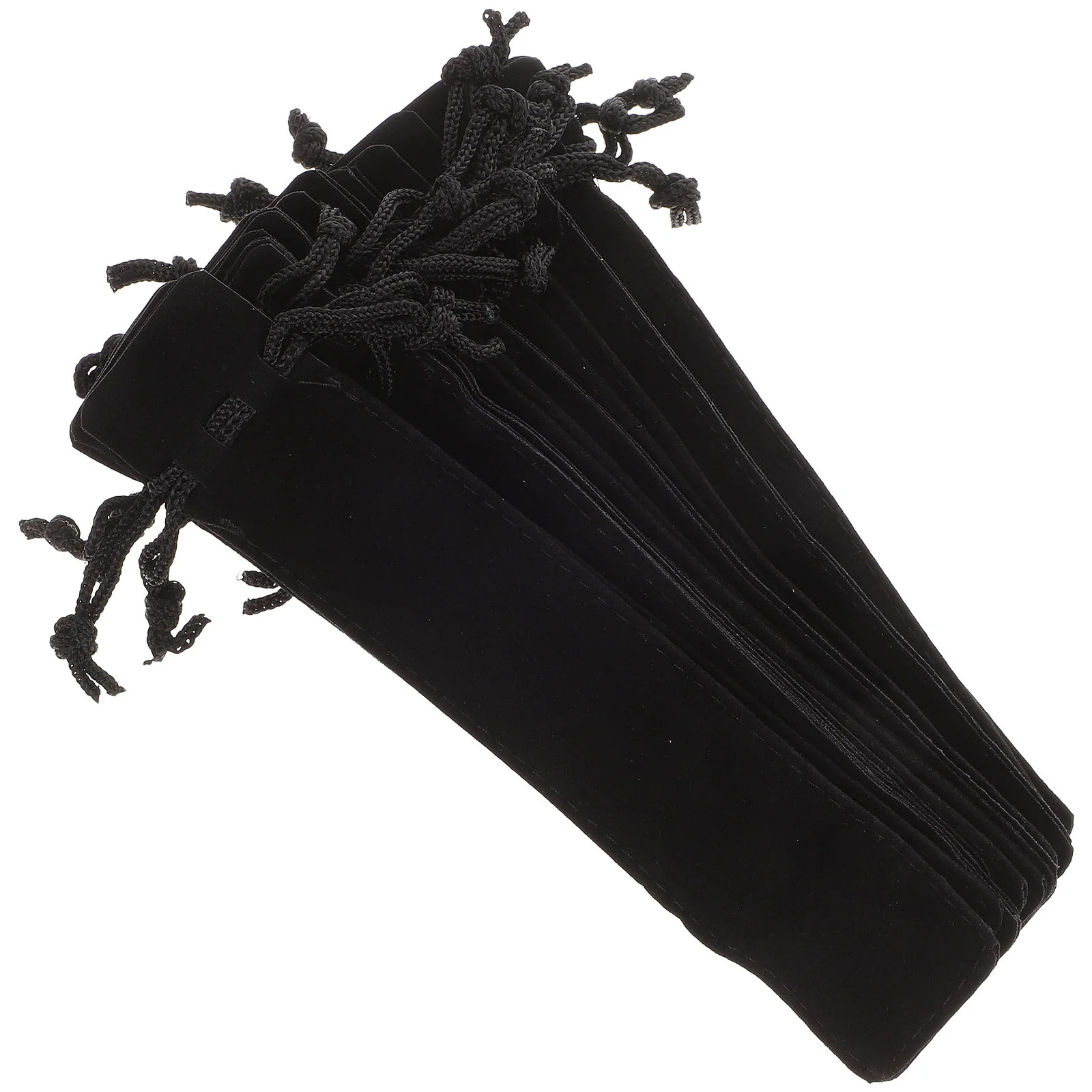 

15 Pcs Case Lint Pouches Gifts Bulk Bag Protection Bags Black Holder Flannel Pouch Black Student