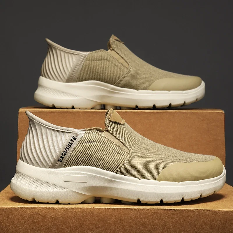 Мужская обувь Обувь для взрослых Удобная парусиновая Легкая вулканизированная