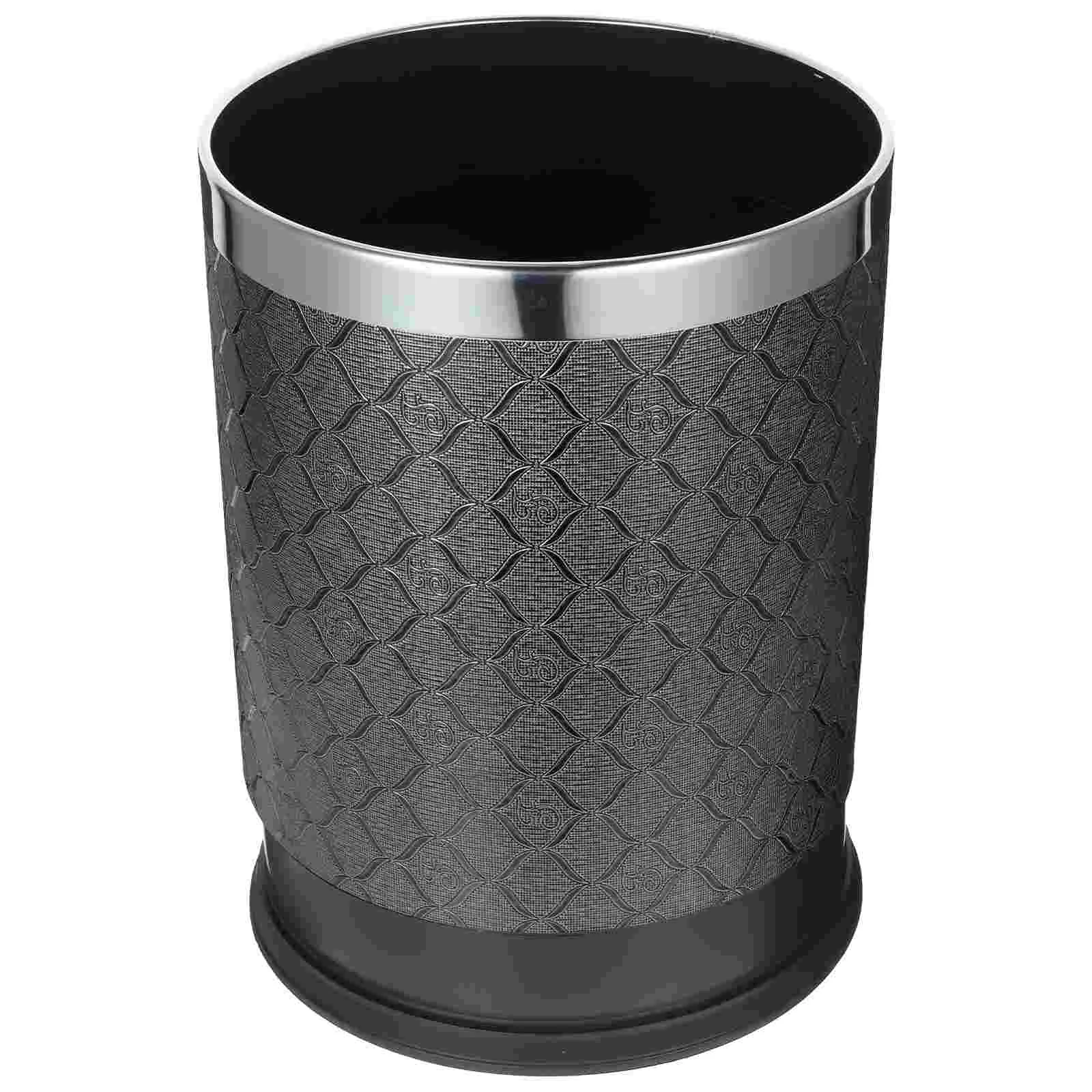 

Bathroom Wastebasket Large Capacity Trash Bin Garbage Bucket Multi-function Can For Bedroom