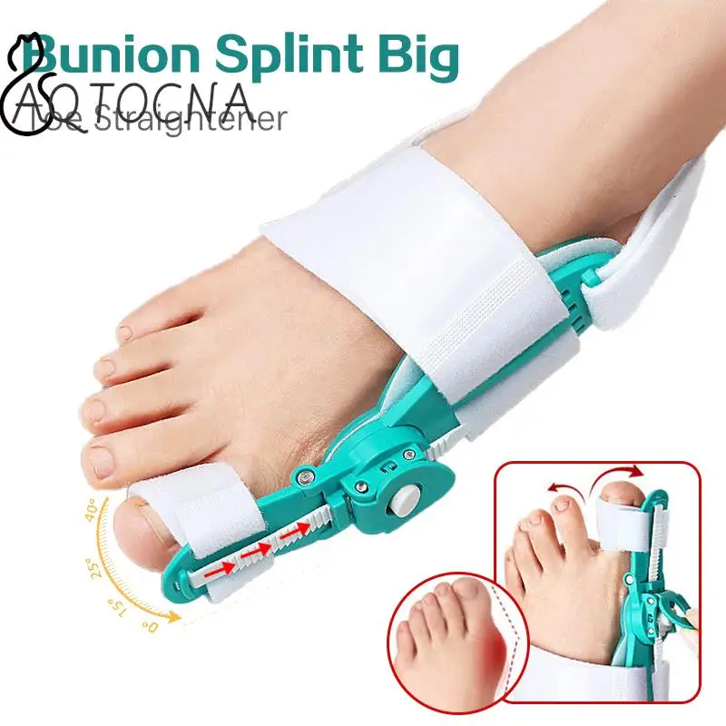 

1PC Bunion Splint Big Toe Straightener Corrector Adjustable Knob Hallux Valgus Correction Orthopedic Supplies Pedicure Foot Care